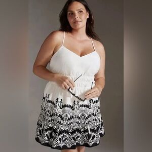 💎 Anthropologie Somerset Poplin Edition Mini Dress